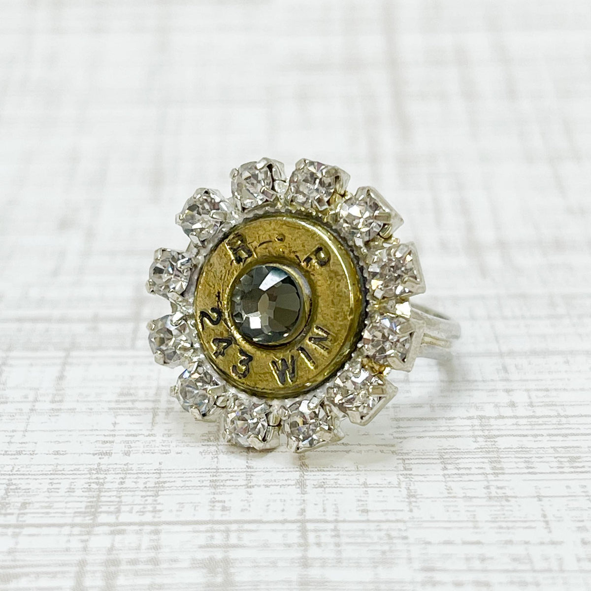 243 Rhinestone Bullet Ring – Hazel Hill Boutique